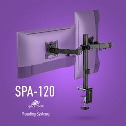 Držák na dva monitory Spacetronik SPA-120