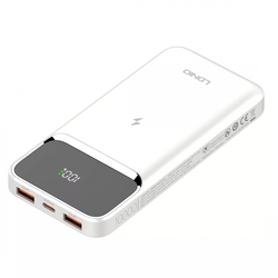 Powerbanka LDNIO 10000 mAh Qi QC USB USB-C indukční