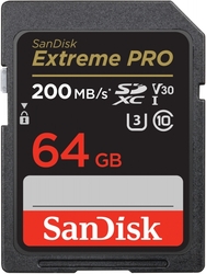 Paměťová karta SANDISK Extreme Pro SDXC 64GB V30