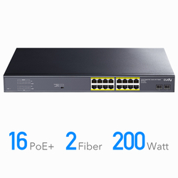 SWITCH PoE+ GS1020PS2 16x Gigabit 200W SFP CCTV VL