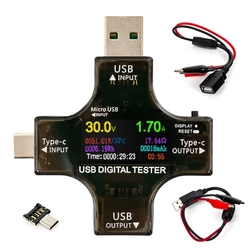 Multifunkční USB tester USB-C Micro USB SP-UT01