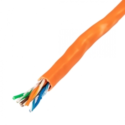 CAT5e U/UTP AWG24 CU POE PVC Eca 305m kroucený pár 