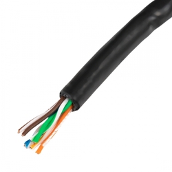 CAT5e U/UTP AWG24 CU POE PVC+PE Fca 305m kroucený pár