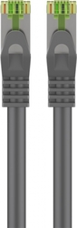 LAN Patchcord CAT 8.1 GHMT S/FTP kabel, šedý 0,5m