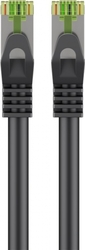 LAN Patchcord CAT 8.1 GHMT S/FTP kabel, černý, 0,5 m