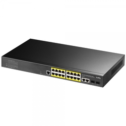 SWITCH PoE+ GS2018PS2 200W 2xSFP 16+2 Gigabit L2