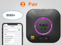 B06S Plus Bluetooth 5.2 aptX 30m audio přijímač