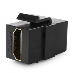Keystone HDMI konektor - HDMI barel černý