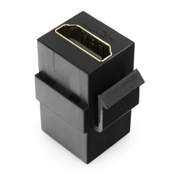 Keystone HDMI konektor - HDMI barel černý
