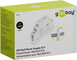 Napájecí zdroj Goobay 12V 1,25A 15W IP20 na DIN lištu