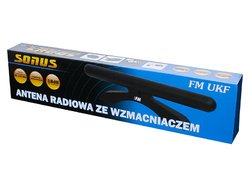 Anténa FM rádia Sonus se zesilovačem +18dB