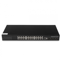 SWITCH 24x LAN řízený Layer 3 4x SFP 10G L3