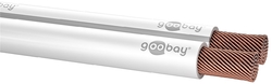 Goobay reproduktorový kabel 2x2,5mm CU měděný 25m bílý