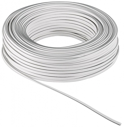 Goobay reproduktorový kabel 2x2,5mm CU měděný 25m bílý