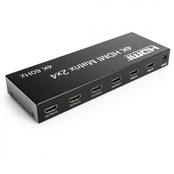 Matrix HDMI 2/4 Spacetronik SPH-M24 V2 4K 60Hz