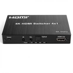 Slučovač Spacetronik SPH-S410 4K 60Hz HDMI 4/1