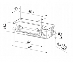 BIRA XS00UW-C elektrický úderník 12-24V vč. a odeslat