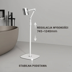 Stojan na tablet SPP-124W, bílý