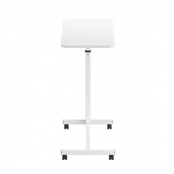 Buddy 02 Lite polohovací stůl na kolečkách, bílý
