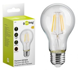Žárovka LED FILAMENT 4W E27 2700K Žárovka Goobay E