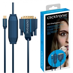 Mini DP (Display Port) - kabel DVI CLICKTRONIC 1 m