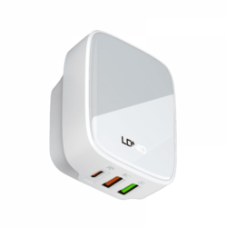 32W nabíječka 3 porty USB PD QC Ldnio Q334 bílá