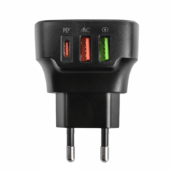 32W nabíječka 3 porty USB PD QC Ldnio Q334 černá