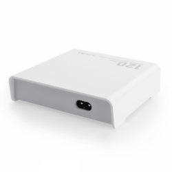120W nabíječka 6 USB A a C portů Ldnio Q605 bílá