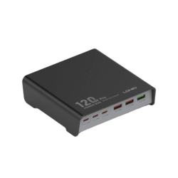 120W nabíječka 6 USB A a C portů Ldnio Q605 černá