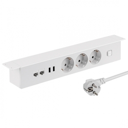 Podpultová zásuvka Spacetronik SPS-U38W_V2