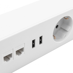 Podpultová zásuvka Spacetronik SPS-U38W_V2