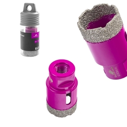 Diamantový vrták na dírky na kameninu M14 35mm