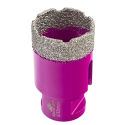 Diamantový vrták na dírky na kameninu M14 35mm