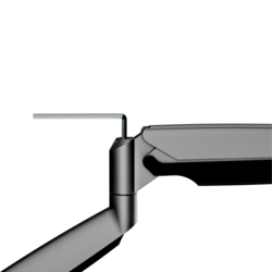 Černý držák pro monitor Spacetronik SPAS110B