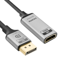 DP HDMI 8K 60Hz adaptér Spacetronik KDH-SPA002 0.2