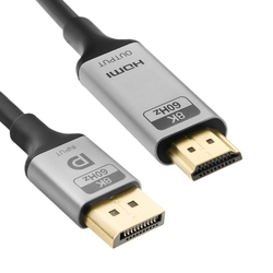 DP HDMI kabel 8K 60Hz Spacetronik KDH-SPA010 1m