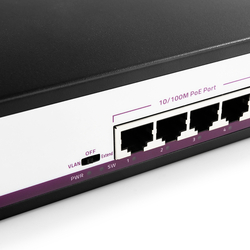 SWITCH 6portový 100Mbps POE 65W SP-SF1006P