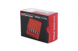Spínač DISEqC 4/1 OUT PRO Opticum Red