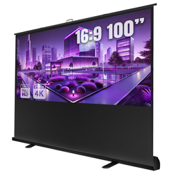 Podlahové rozšiřitelné projekční plátno 100" 4k 16:9