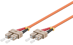 Propojovací kabel z optických vláken LWL SC-SC OM2 DUPLEX 0,5 m