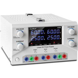 Laboratorní zdroj 2x60V 2,5A PeakTech6192 USB