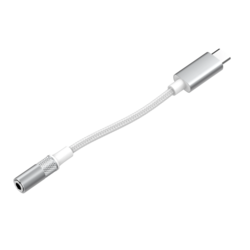 Adaptér USB-C na 3,5mm Jack s DAC, bílý