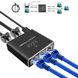 Rozbočovač RJ45 1 až 4 Ethernet SP-SG104 Gigabit