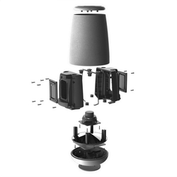 Sada reproduktorů Homatics Sound & Sound 2.1 BT BLK