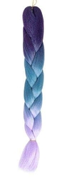 Syntetické copánky na vlasy ombre blue/fio W10342