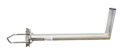 Anténní držák 50 na stožár s vinklem průměr 42mm výška 16cm