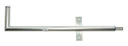 Anténní držák 90cm na balkon pravý, trubka 42/2mm, výška 16cm žár.