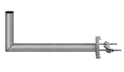 Anténní držák 50 na stožár s třmenem průměr 42mm výška 16cm žár.