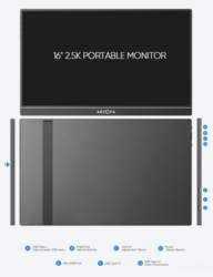 Přenosný monitor ARZOPA Z1RC 16" 2,5k IPS