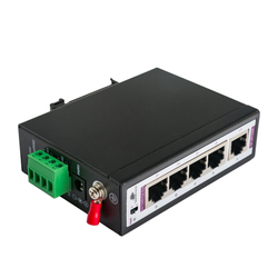 Průmyslový PoE Switch 4x 10/100M + 1x RJ45 Uplink